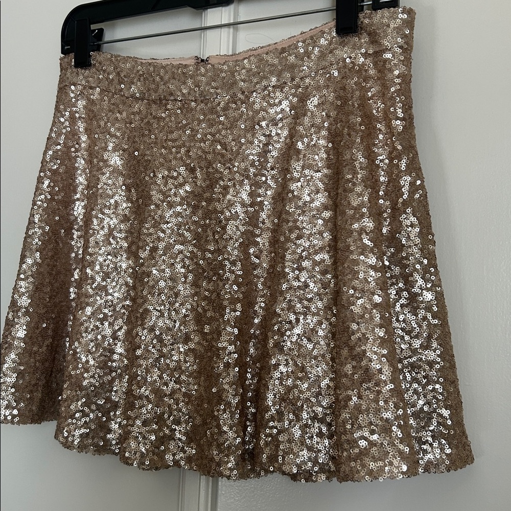 Sequin Mini Skater Skirt - M - Picture 2 of 6